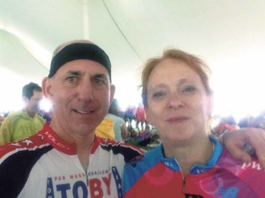 SportsPanMassChallengeA Douglas Spector and wife Ossie Spector