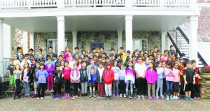 The fourth graders from Saddle Rock Elementary School did a wonderful job planting the bulbs that they look forward to seeing pop up in the springtime.