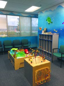 MKSA has a comfortable waiting area. 