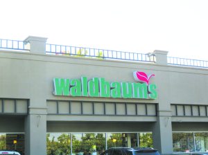 Waldbaum's Outside Sign Close Up