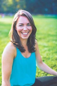 Amy Basnight opened her first yoga studio on June 11 in Oyster Bay.