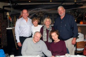 ichard and Judy Zoller, standing Richard Zoller Jr., Naomi Verdirame, Betty Lyons, Keith Cussmano