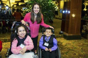 Chilina with Beste and Angel, also second-graders at Henry Viscardi School