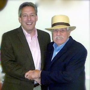 Jon Kaiman and Myron Blumenfeld, founder of the Port Washington Parks Conservancy