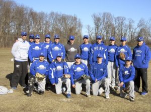 Schreiber 2014-2015 varsity baseball team