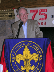 Howard Bauman at 2009 Troop 10 Honoring