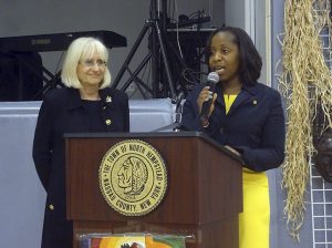 Town Supervisor Judi Bosworth and Councilwoman Viviana Russell