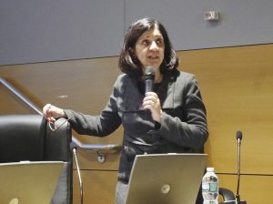 Superintendent Dr. Mary Lagnado discussed the budget.