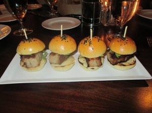 Pork belly sliders