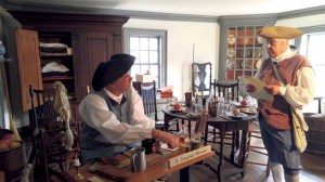 Merchant Robert Townsend will be open for business in his 18th century store.