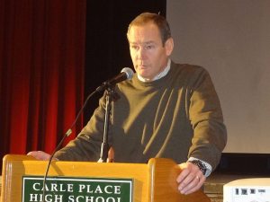 Carle Place Civic Association president John Hommel  