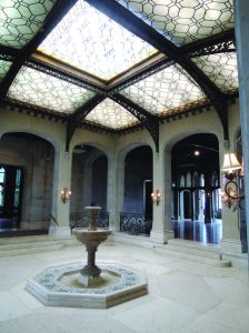 The first floor sunken palm court and Tiffany glass ceiling are awe-inspiring.