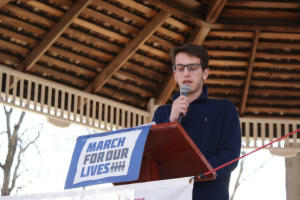 enoughmarchf oliver pour high school senior and current president of the student government at great neck north