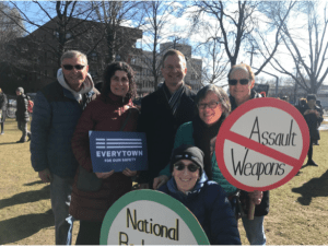 enoughmarchi rabbi howard stecker his wife deanna and other members of temple israel of great neck showed their support