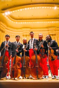Ryan Chung with cello first from the left