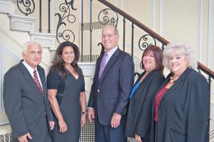 The independent auditors report was most pleased with the GNPS Board of Education’s report. The school board (l. to r.): trustees Donald Ashkenase and Monique Bloom; Vice President Lawrence Groos; trustee Susan Healy; President Barbara Berkowitz.