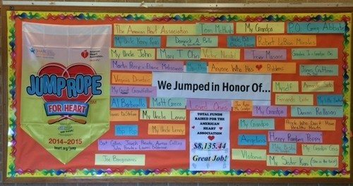 large-SMJump Rope For Heart Honor Wall 2015