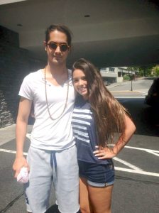 Gabriela Carrasco meets teen heartthrob  Avan Jogia.