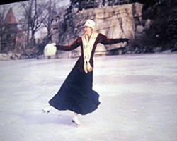 One of Monica’s “selfies,” of herself ice skating. She said she took over 400 photographs with her camera set on automatic to get a few good pictures. oysterbay 2014 03 14 WinterDreamsj