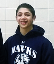 Wrestler Peter Pappas is honored as ‘Athlete of the Month’ because of his outstanding achievements on the mat. plainview 2014 01 24 AthleteMonthB