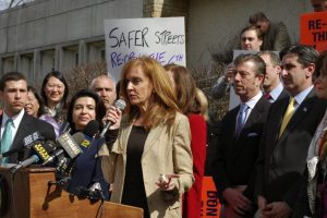 Sue Auriemma spoke on the need for more police protection and services. 