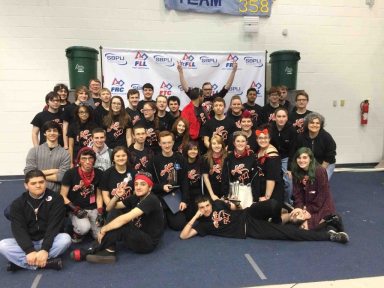 robotics team award