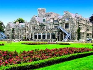 Hempstead House, the 50,000-square-foot mansion at Sands Point Preserve, exemplifies Gatsby-era opulence.
