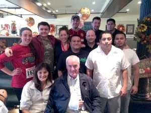 Connie O’Reilly, his family and the Finn MacCool’s family.