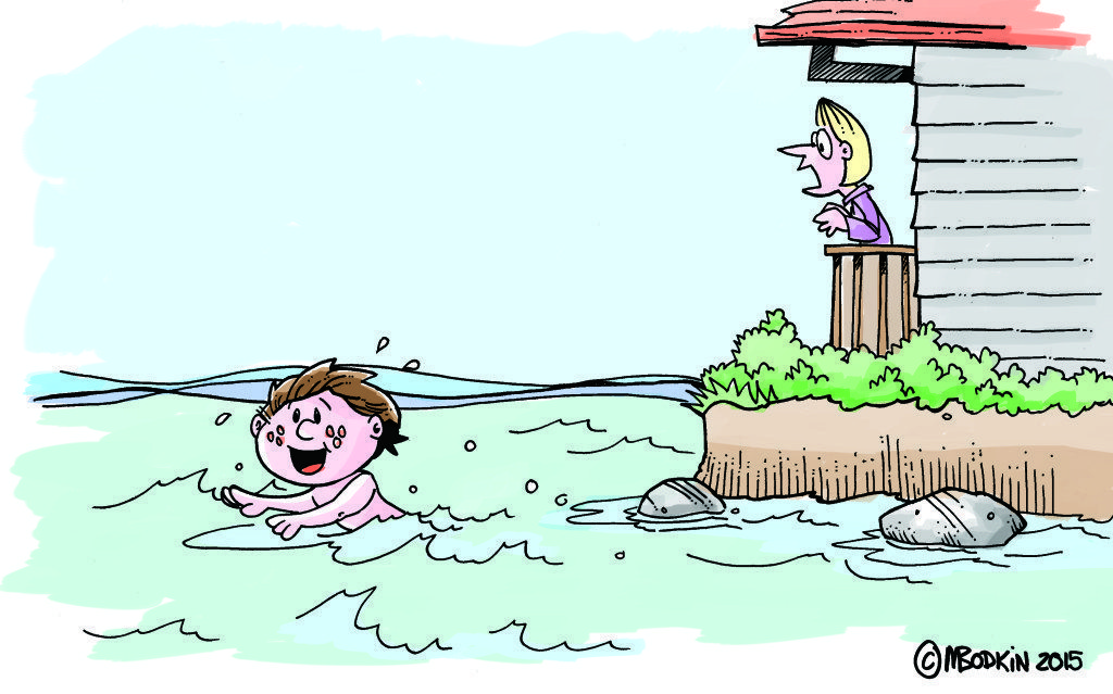 swimming