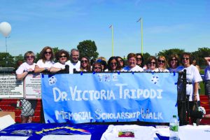 Sewanhaka Central High School District administrators and students took part in the Dr. Tripodi Walk to honor former Director of Special Education Dr. Victoria Tripodi.