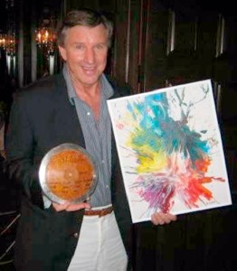 Al Oerter became an abstract painter in retirement.