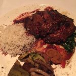 ArianaBVegan Steak with portabella mushrooms with braised spinach and pomegranate sauce 1 1024x768 1 rotated