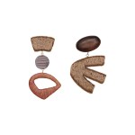 Beaded Kuba Earrings