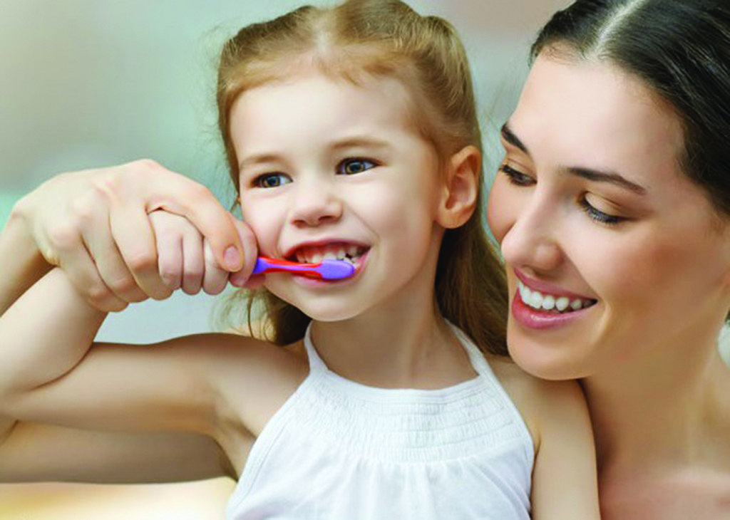 teeth brushing
