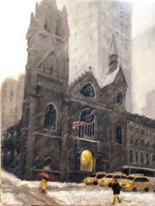 Eri Suzuki Fifth Avenue Presbyterian Church Oil on canvas 11X14 771x1024 1