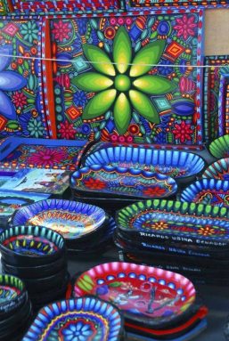 Colorful Ceramics on Display
