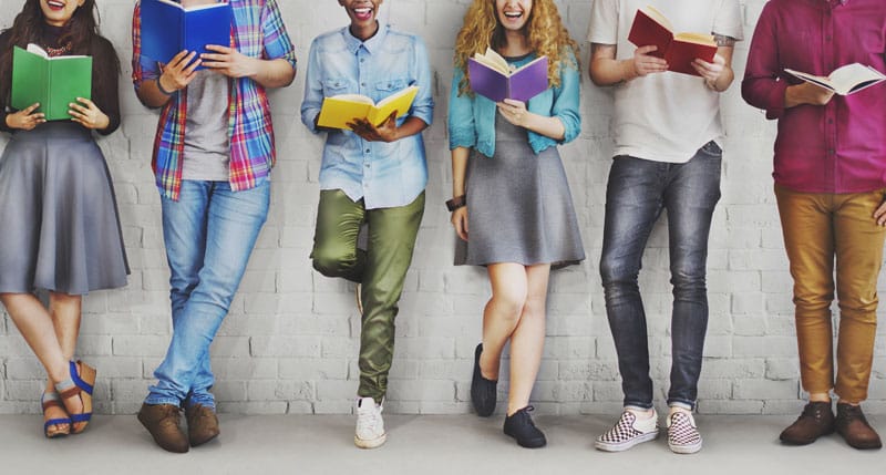 Students Youth Adult Reading Education Knowledge Concept