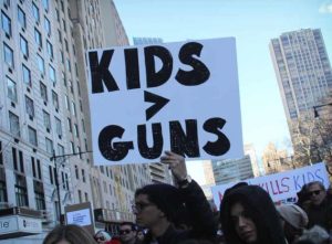 Kids Guns March for Our Lives by Kimberly Dijkstra