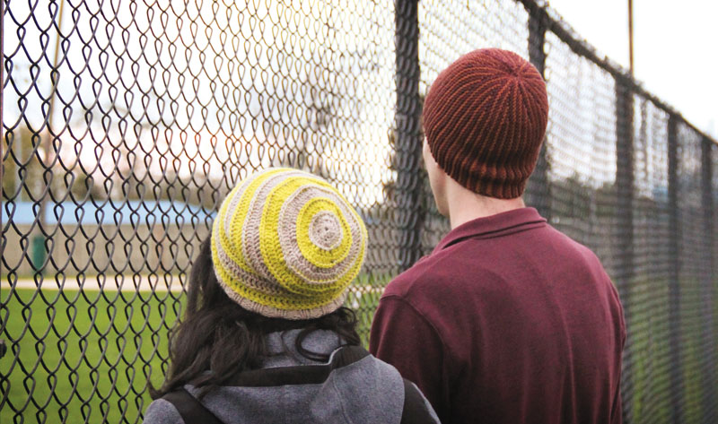 KnitCrochet_A_B_Knit cap and crochet slouchy hat