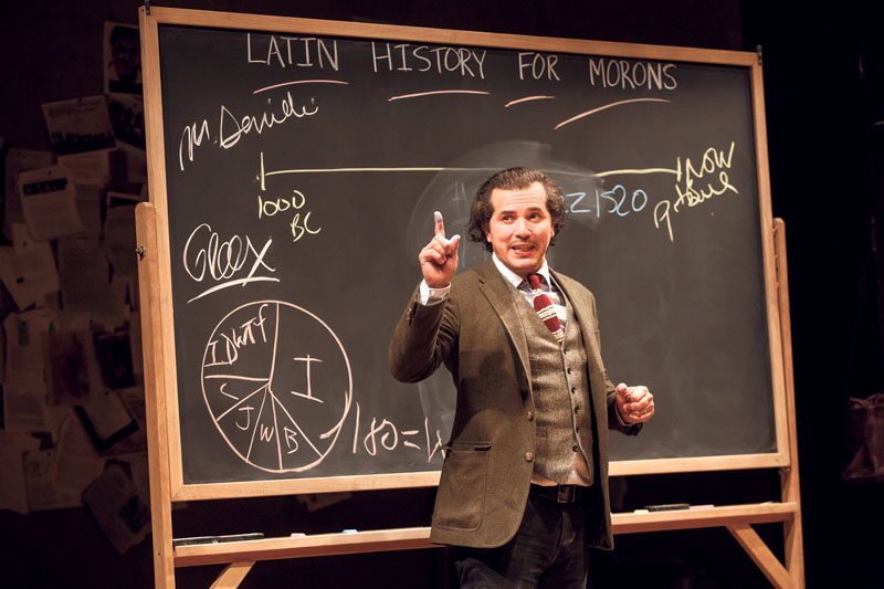 New York PremiereLATIN HISTORY FOR MORONSWritten and performed by John LeguizamoDirected by Tony TacconeIn a co-production with Berkeley Repertory Theatre Scenic Design: Rachel HauckLighting Design: Alexander V. NicholsOriginal Music and Sound Des
