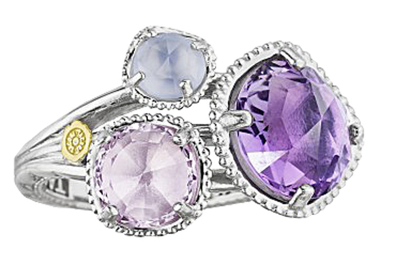 Lilac Blossoms Budding Brilliance Ring