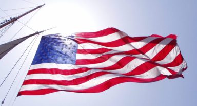 Memorial day american flag united states