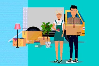 Moving couple