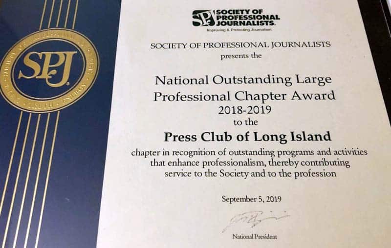 PCLI award SPJ