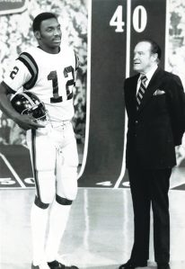 Doug Williams (left) with Bob Hope