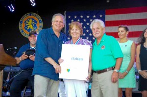From left: Mangano, Steers and Veteran Service Agency Director Ralph Esposito. (Photo submitted by County Executive’s Office)