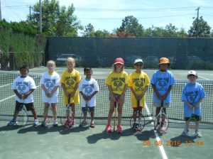 Tennis-loving campers