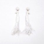 Yoruba Beaded Bird Earrings