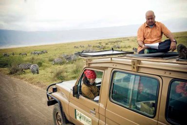 Andrew Zimmern in Tanzania