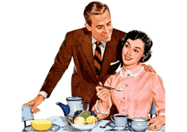 breakfast couple